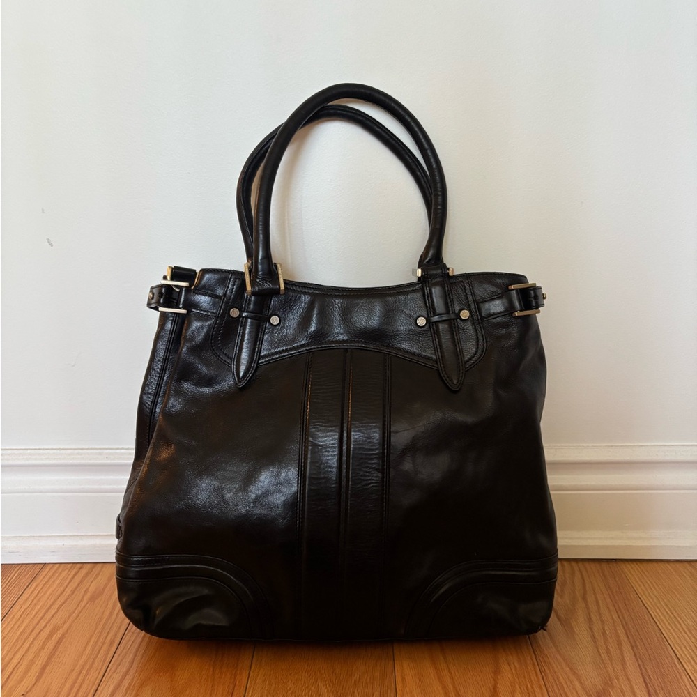 Cole Haan Black Leather Tote